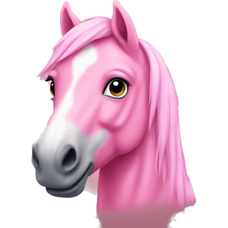 Pink horse  emoji