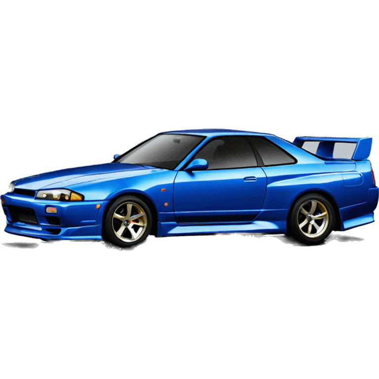 nissan skyline blue emoji