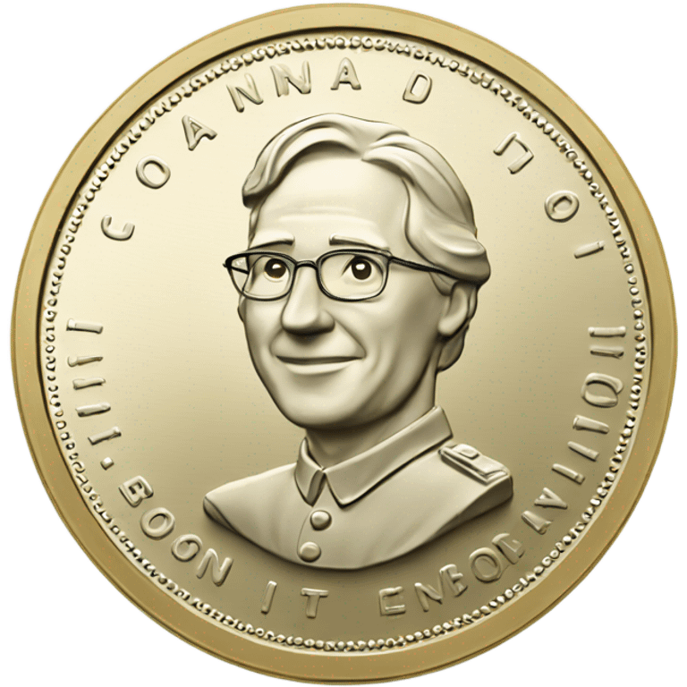 Canadian one dollar coin emoji