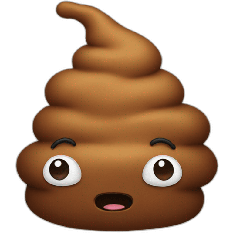 Poop colourful emoji