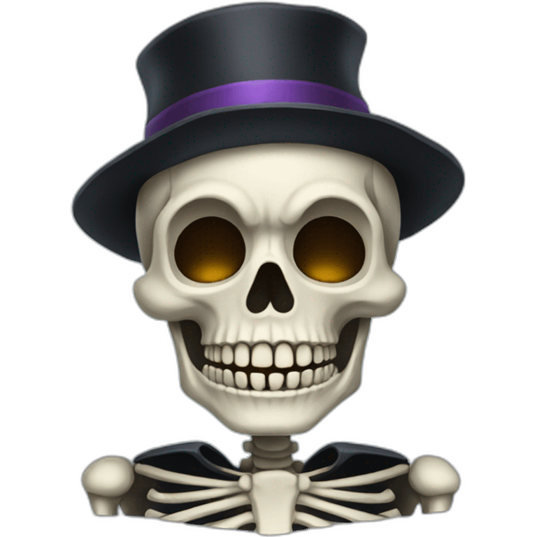 spooky skeleton emoji