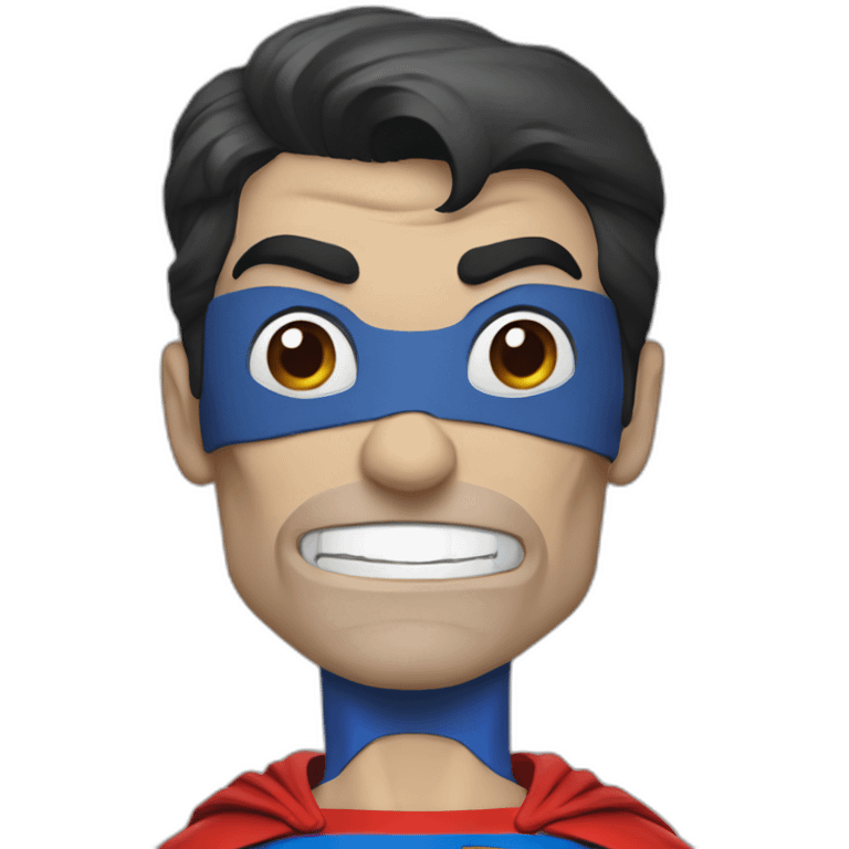 Bizarro superman emoji