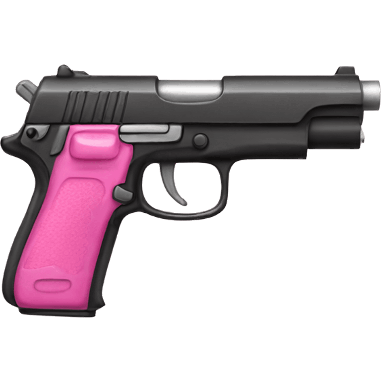 pink gun emoji