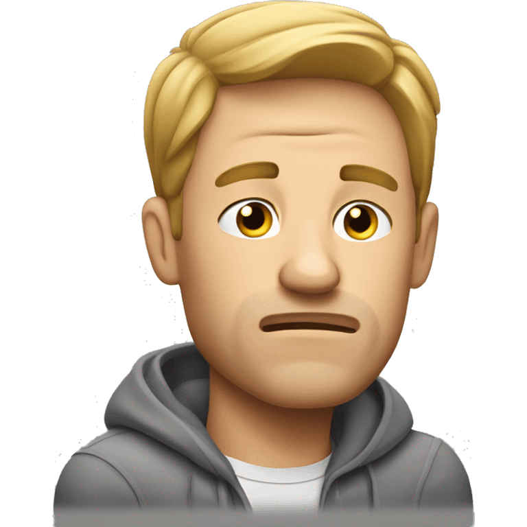 really tired guy from sports betting emoji