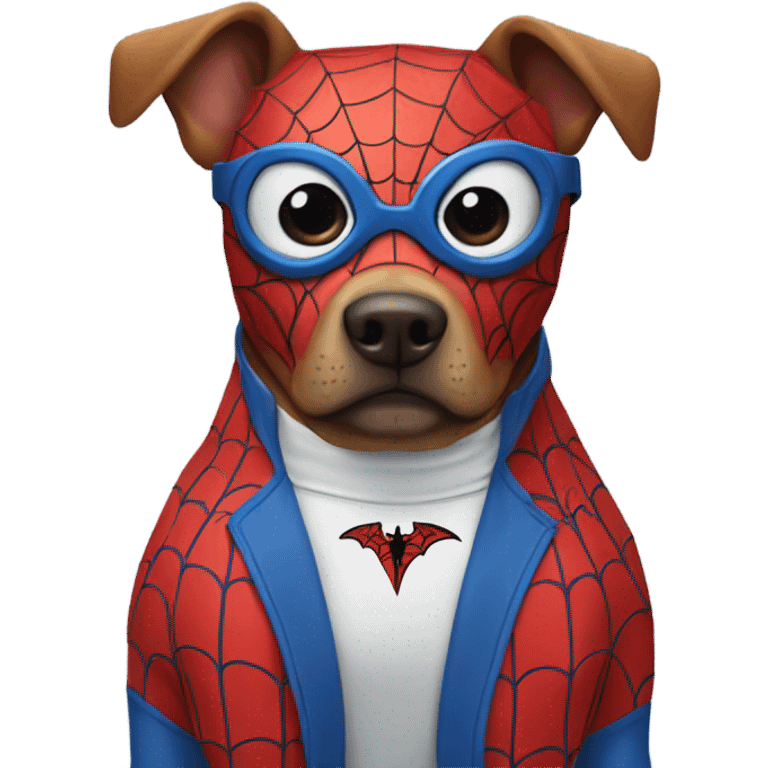 DOG in full SPIDER MAN emoji