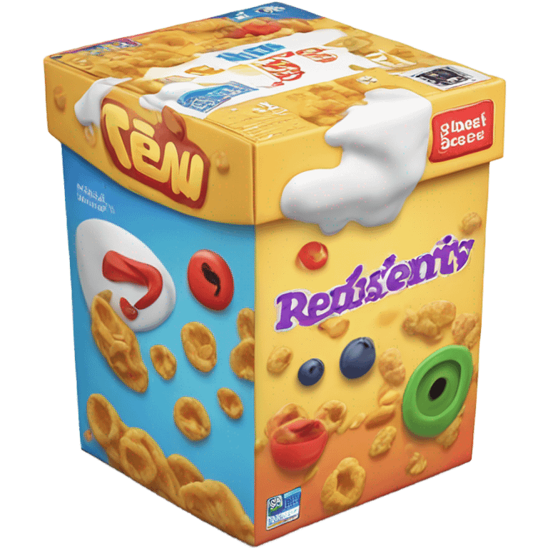 cereal box, game object emoji