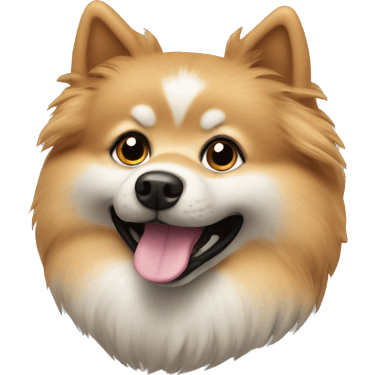 Spitz dog emoji