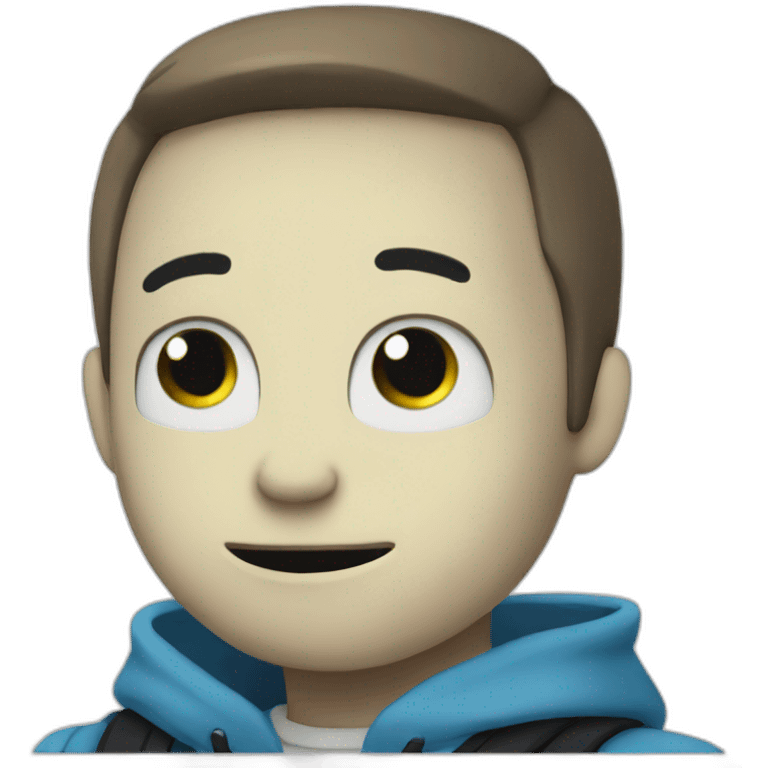 undertale sans, cartoon style emoji