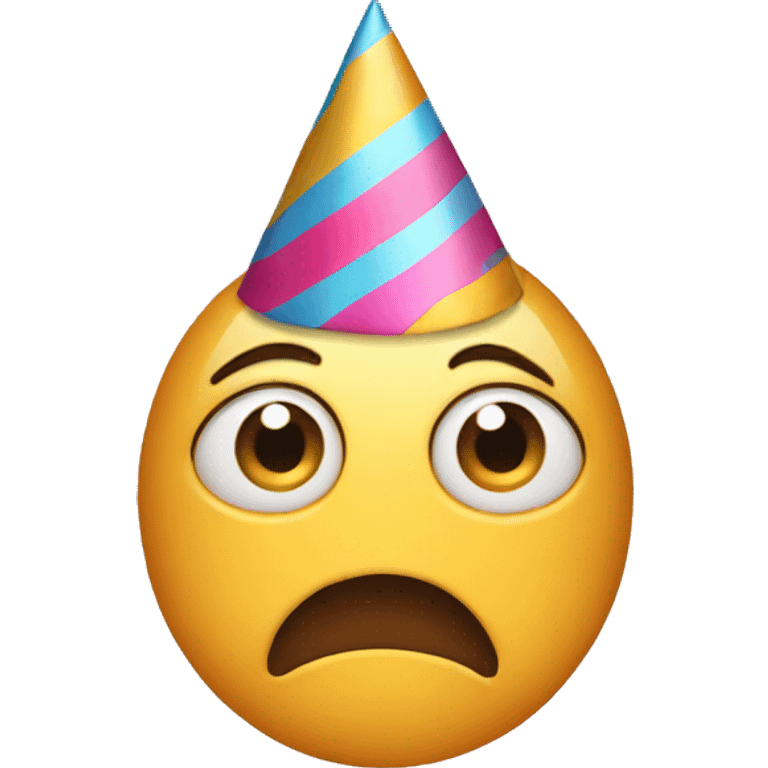 Birthday hat emoji