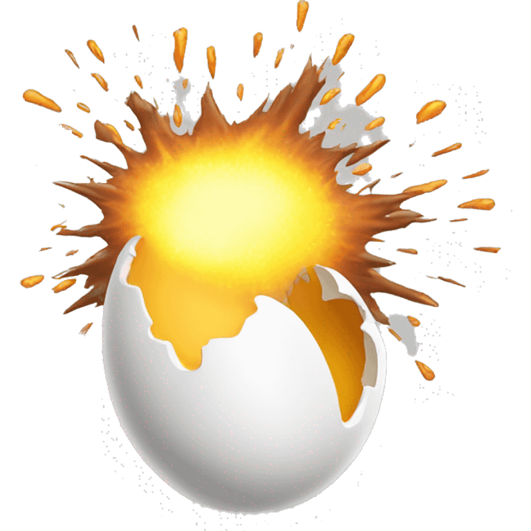 egg exploding  emoji