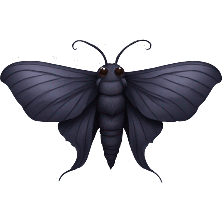 goth moth  emoji