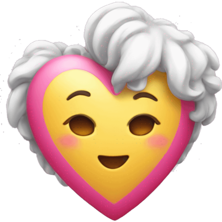 Coeur-kawaii emoji