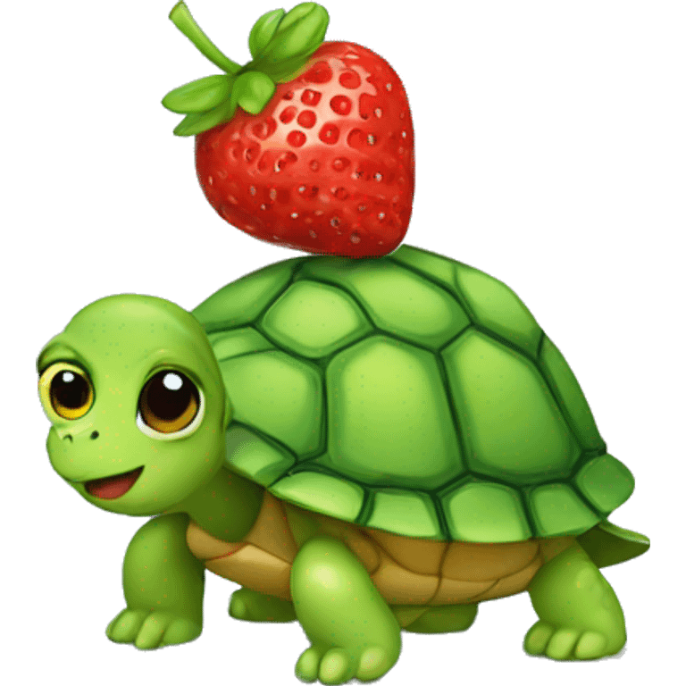 starwberry turtle emoji