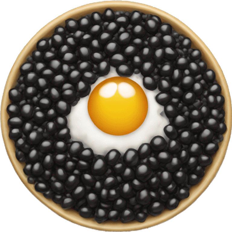 Caviar rice emoji