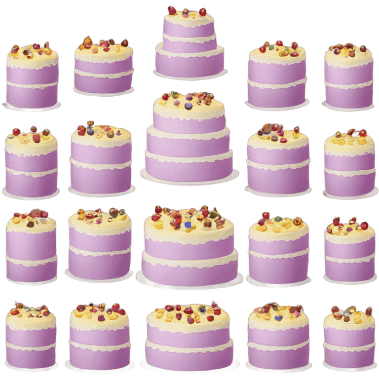 10 tier cake emoji