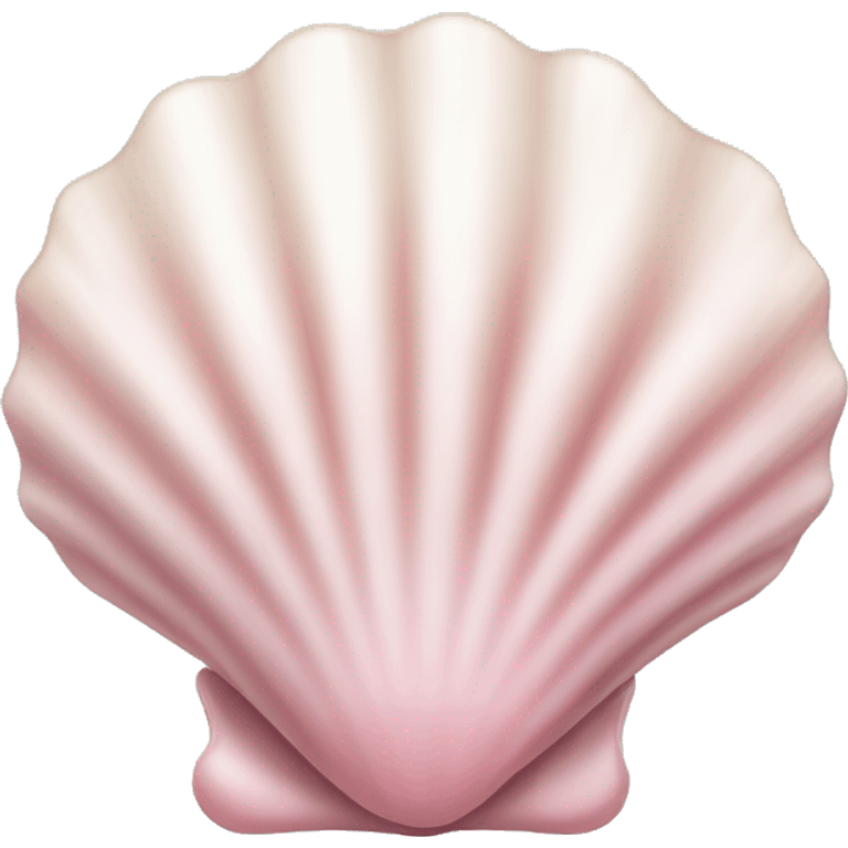 Light pink seashell emoji