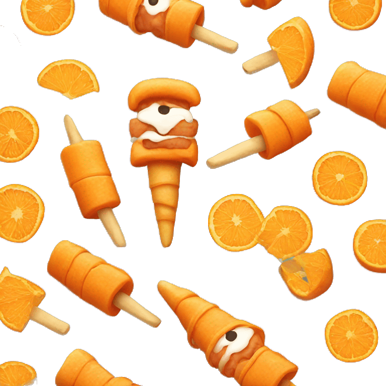 orange kebab emoji