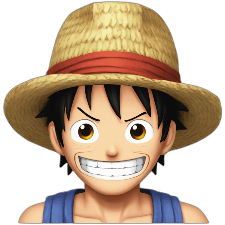 one piece luffy emoji