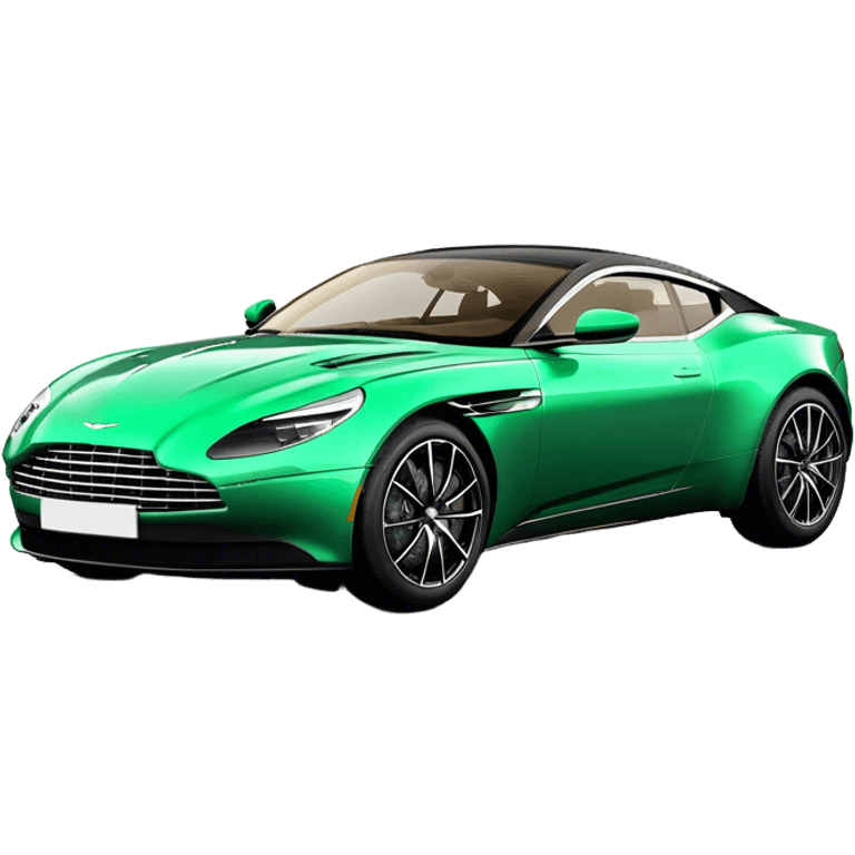 Aston Martin DB11 - Aston Martin (Model Year: 2022) (Iconic colour: Green) emoji