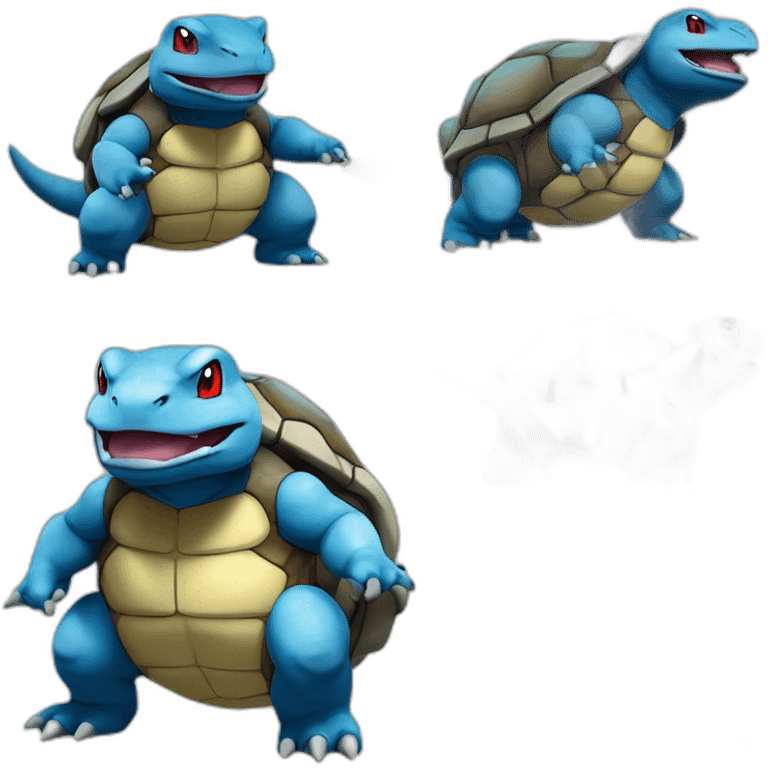 pokemon blastoise ultra powerful lvl 99 red color emoji