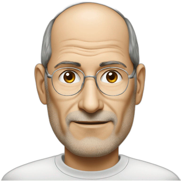 Steve Jobs qui utilise un SAMSUNG emoji