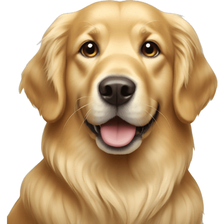 Golden retriever dog  emoji