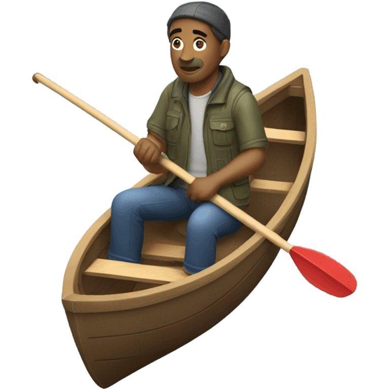 Man in boat  emoji