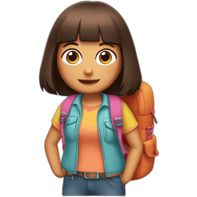 Dora´s backpack  emoji