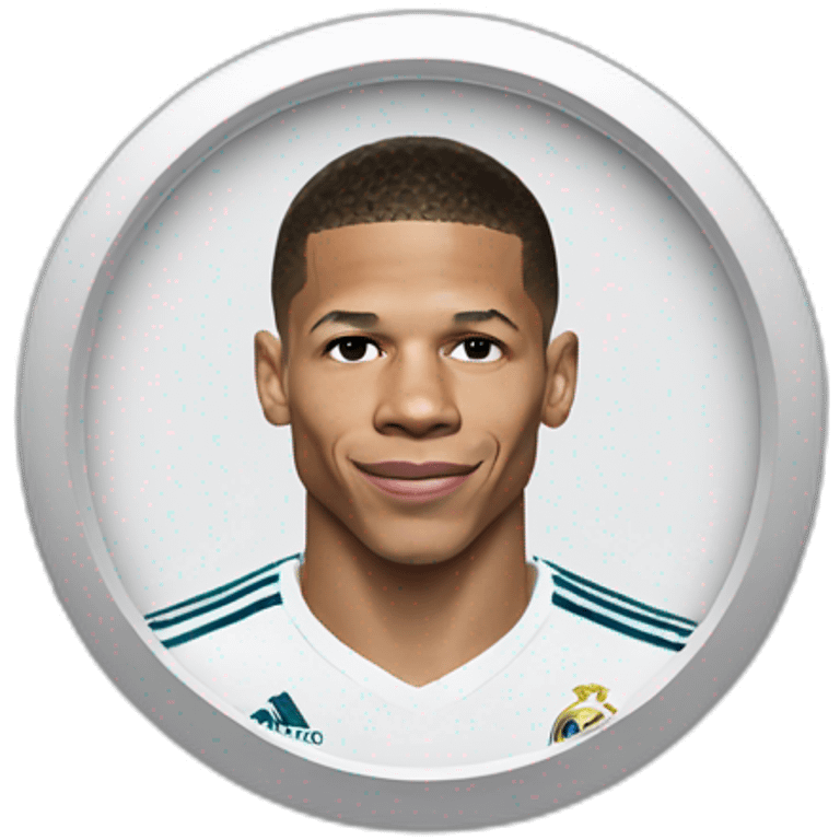 Mbappé in Real Madrid emoji