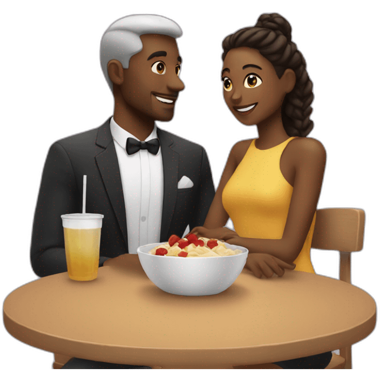 guy and a lady on a date emoji