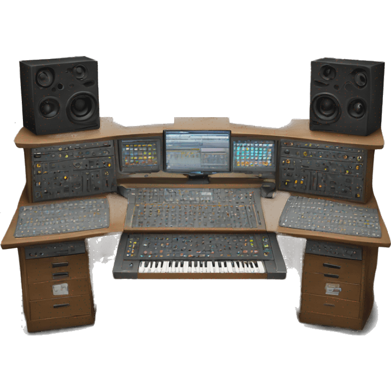 Mix engineer desk emoji