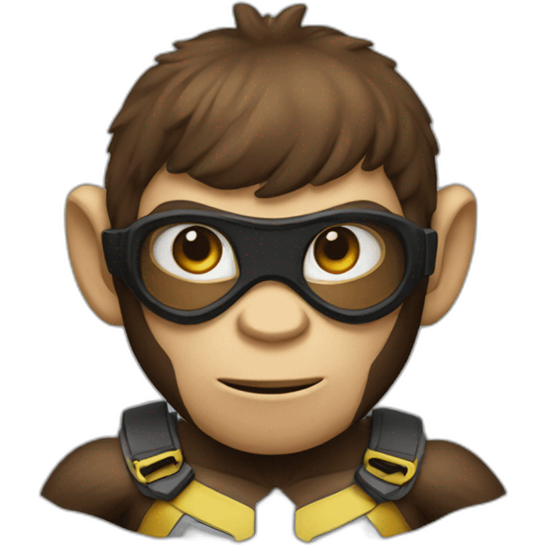 monkey superhero emoji