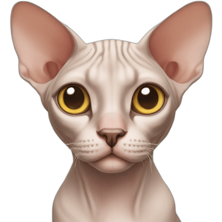 Sphynx cat emoji