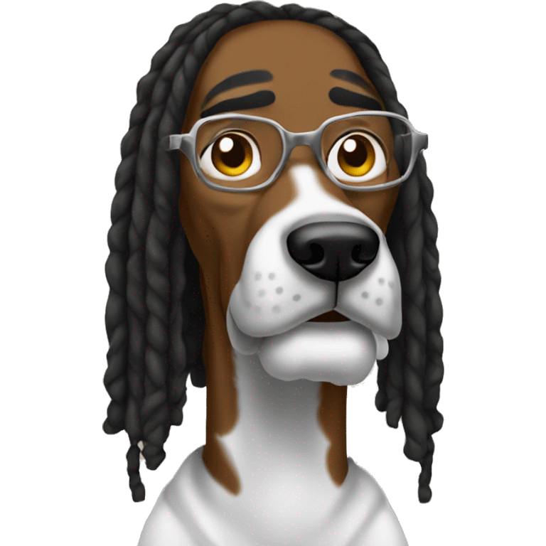 Snoop dog with dreadlocks  emoji