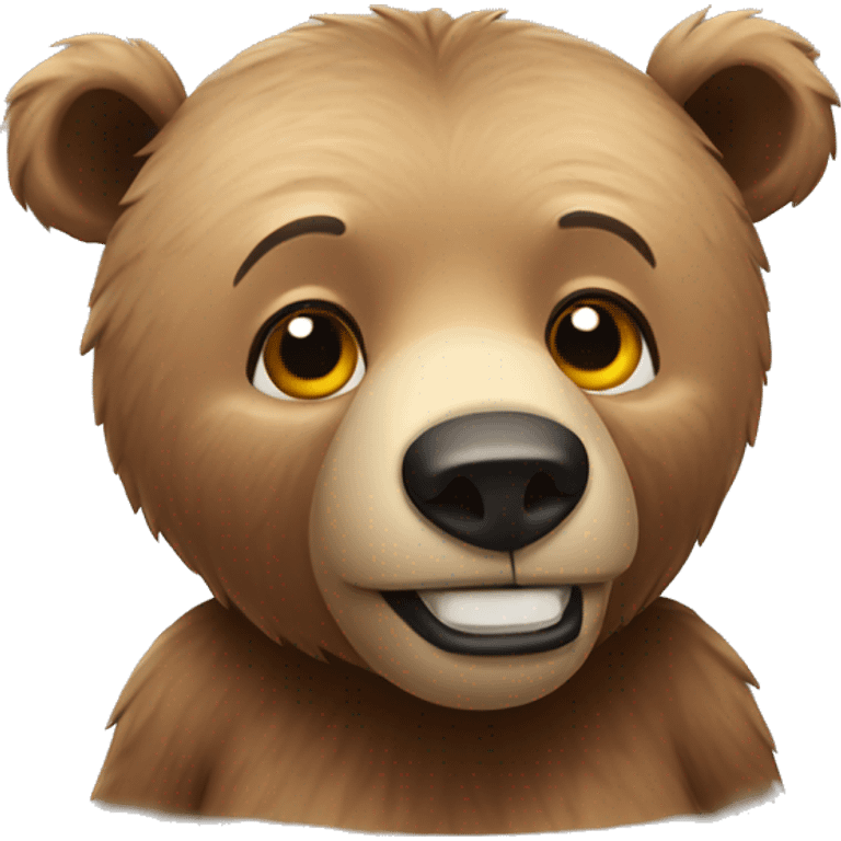 A bear saying. Sorry emoji