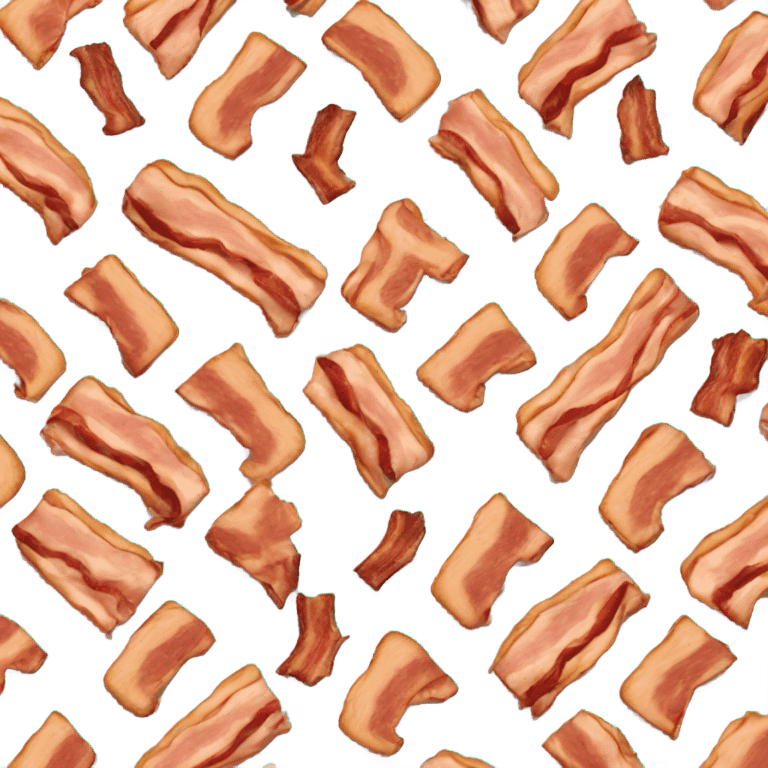 Car racing bacon emoji