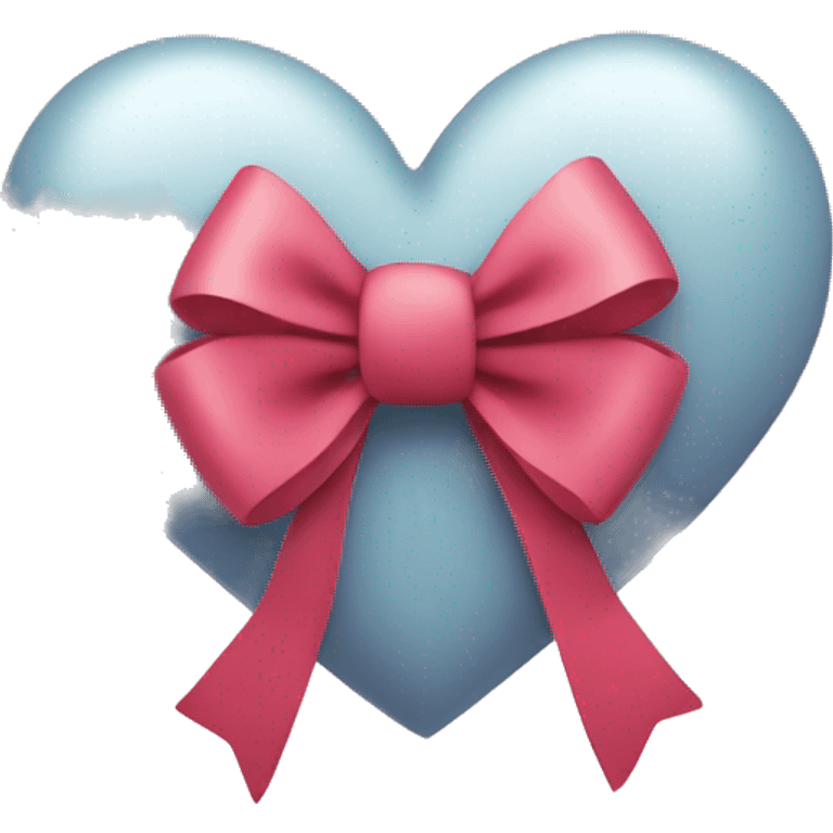 Heart with bow emoji