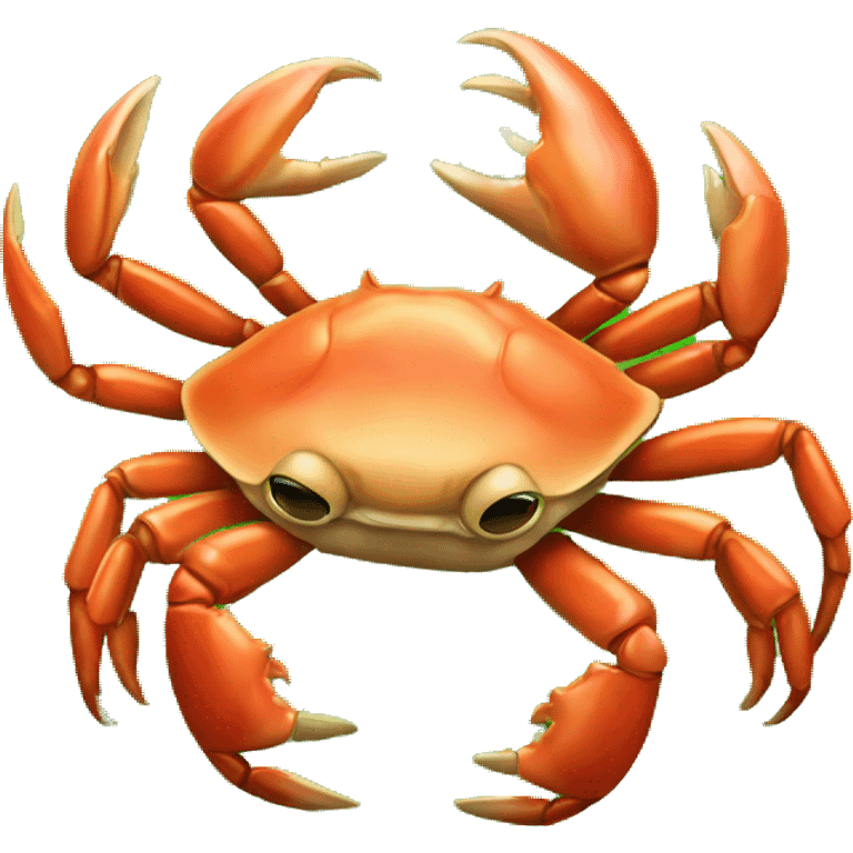 crab against algae emoji