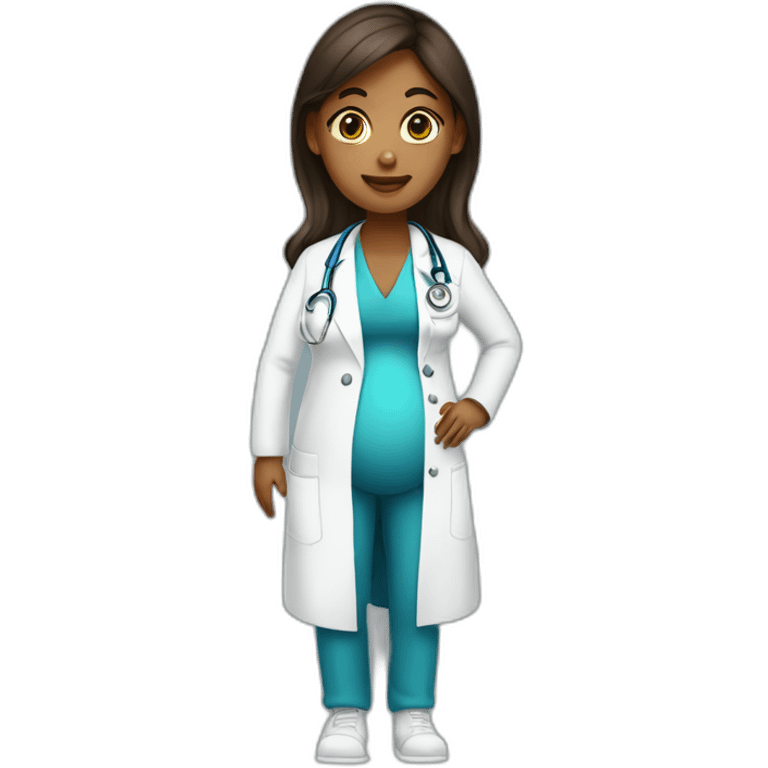 Doctor she pregnant baby side 9 month emoji