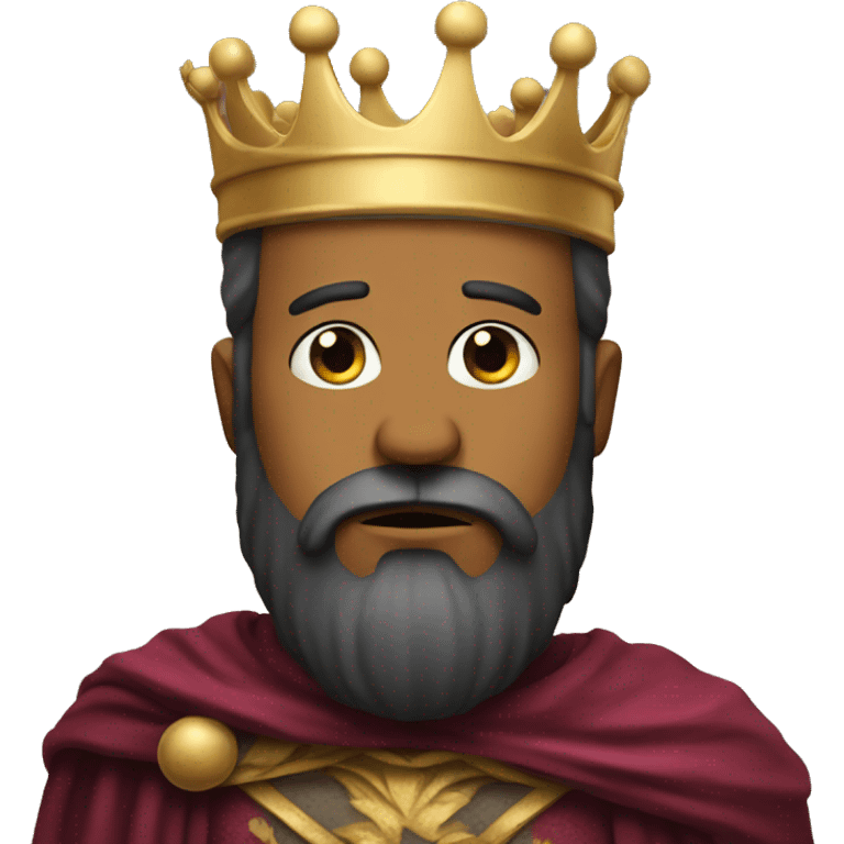 sad king with beard emoji