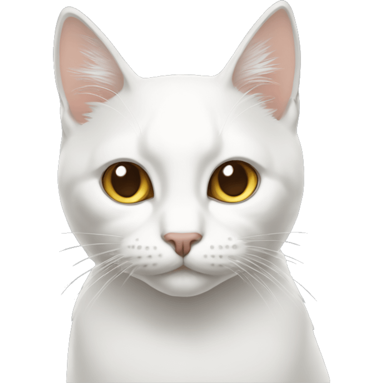 Gato blanco emoji