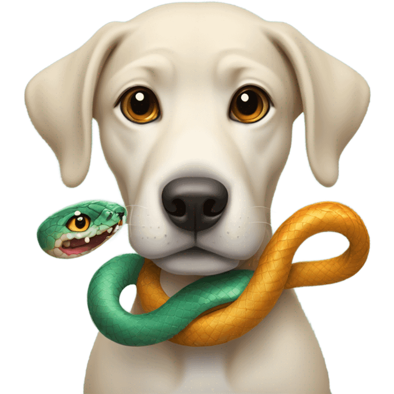 DOG snake emoji