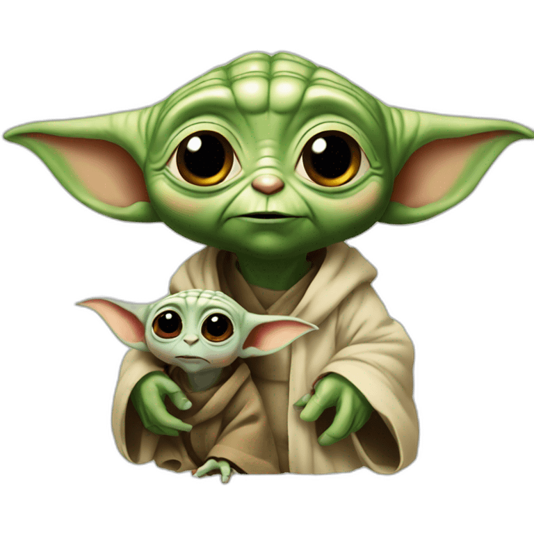 Yoda and Dobby combined emoji