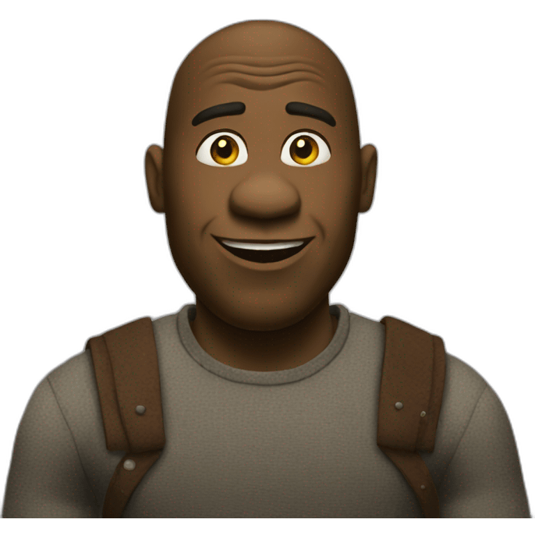 black-shrek emoji