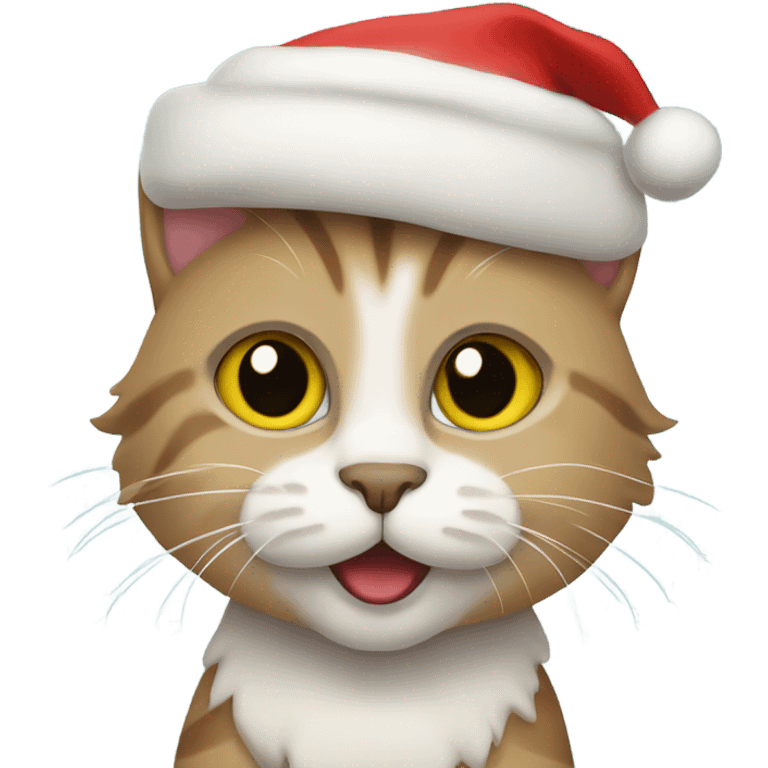 Cat at Christmas  emoji