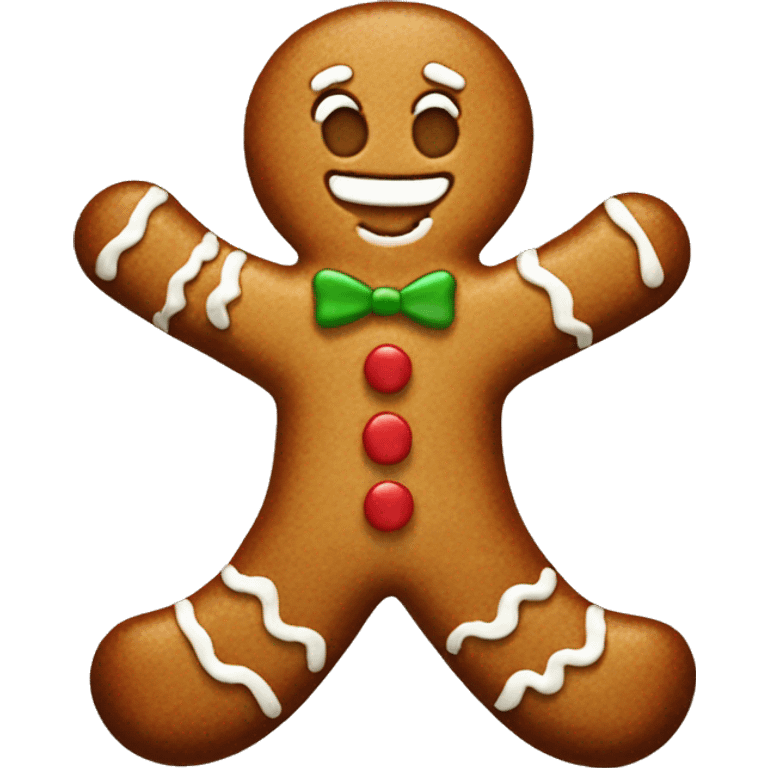 gingerbread man emoji