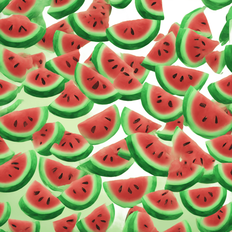 Anger watermelon emoji