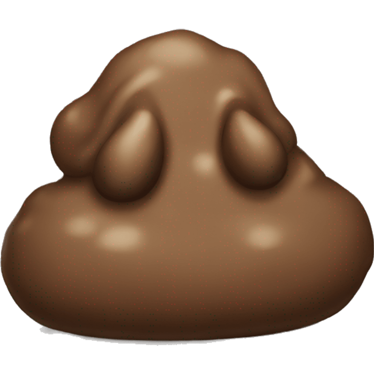 Dog poop  emoji