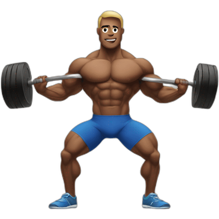 Bodybuilder training emoji