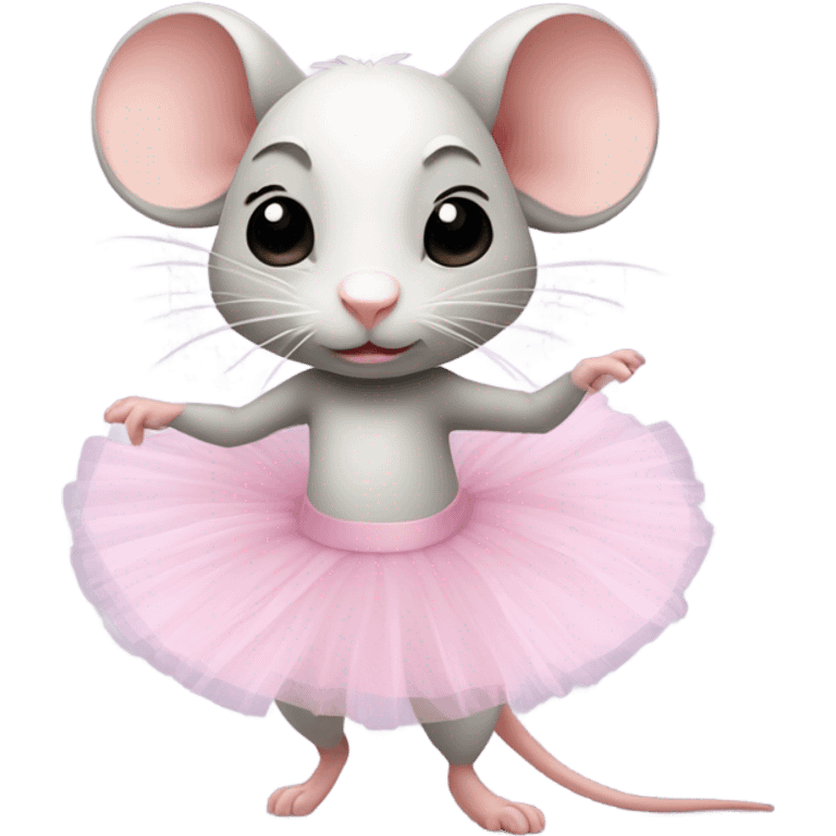 Pink Ballerina rat emoji